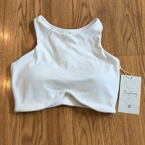 NY Collection White Crop Top
